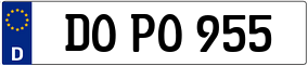 Truck License Plate